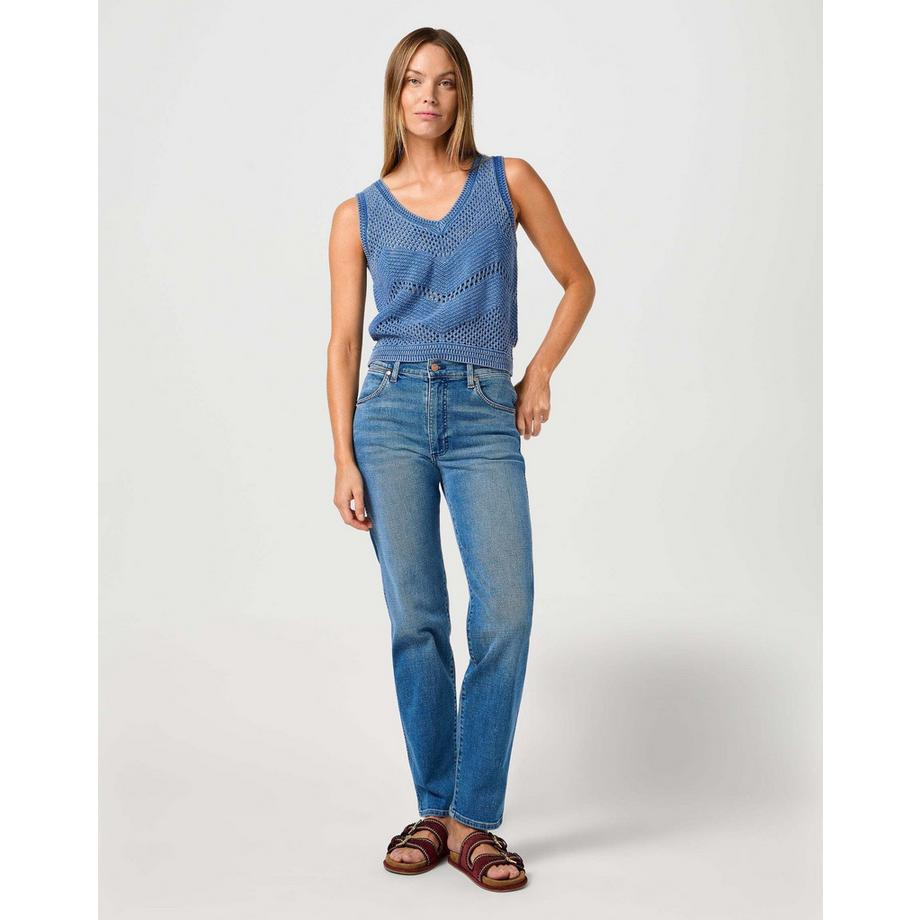 Wrangler Canotta in Maglia Scollo a V  