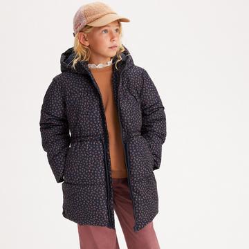 Warme Steppjacke mit Kapuze und Fleecefutter