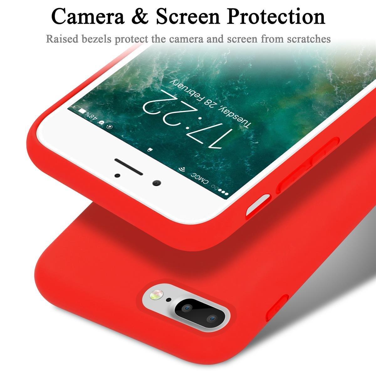 Cadorabo  Housse compatible avec Apple iPhone 7 PLUS / 7S PLUS / 8 PLUS - Coque de protection en silicone TPU flexible 