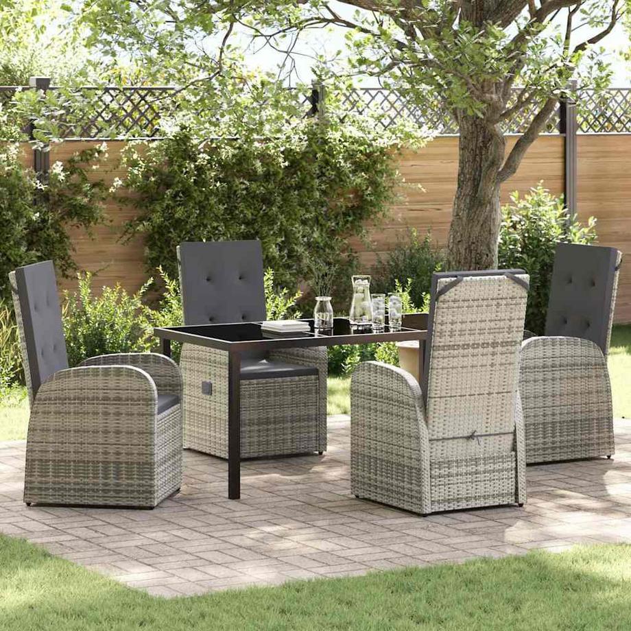 VidaXL Patio möbel set poly-rattan  