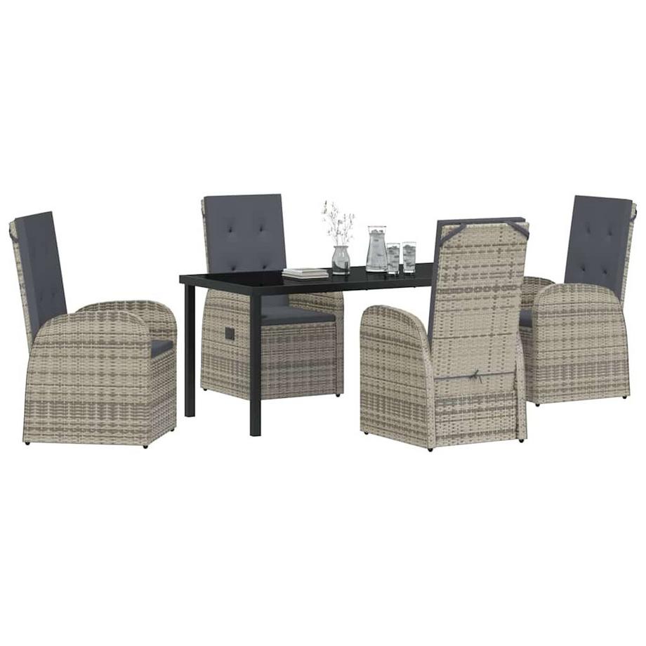 VidaXL Patio möbel set poly-rattan  