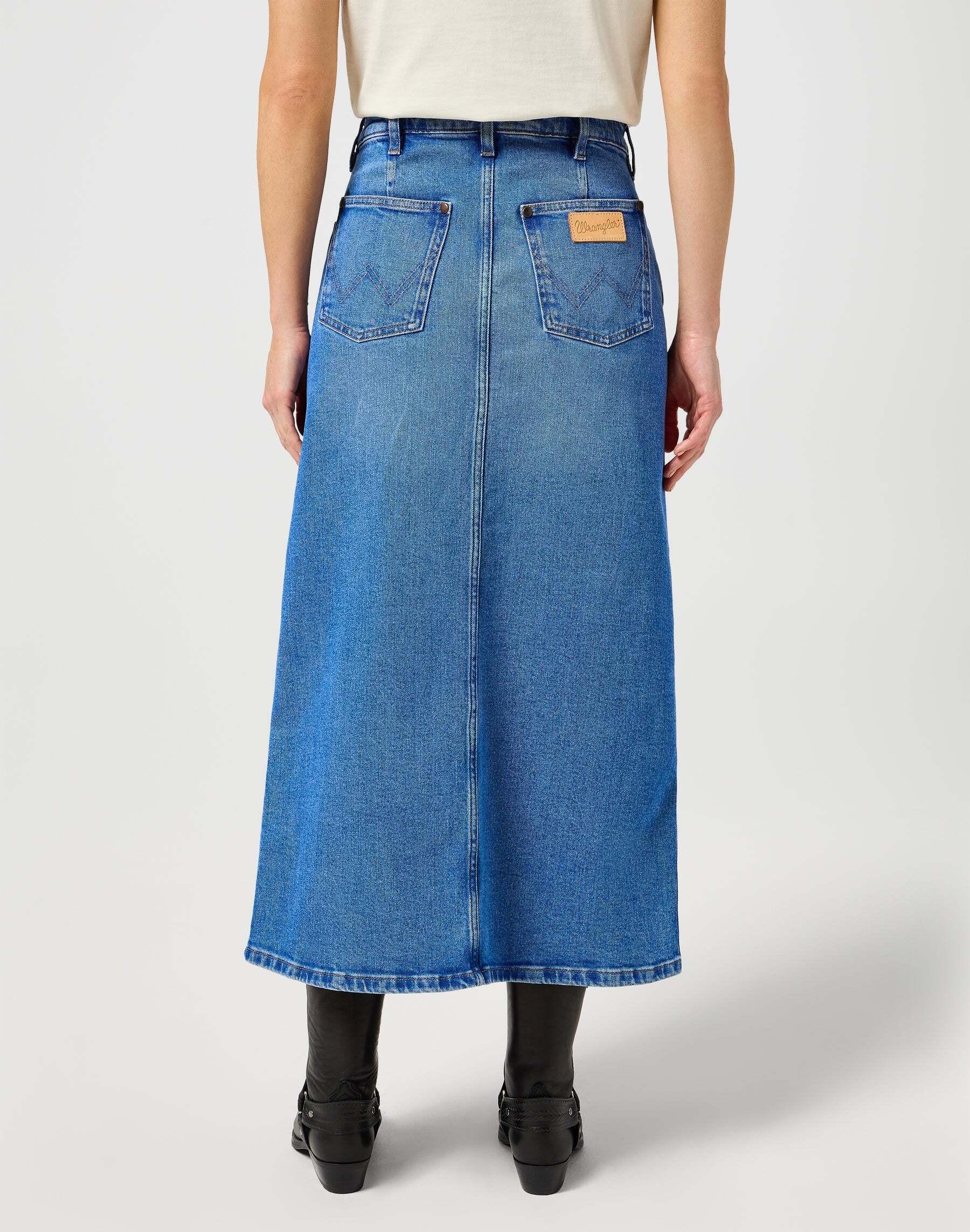 Wrangler  Jupe en jean Denim Maxi Skirt 