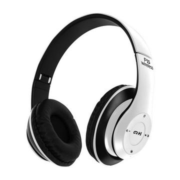 Casque audio Bluetooth P15 pliable Blanc