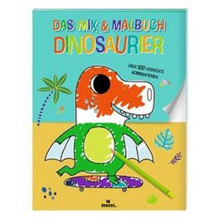 Moses Verlag  Das Mix & Malbuch Dinosaurier 