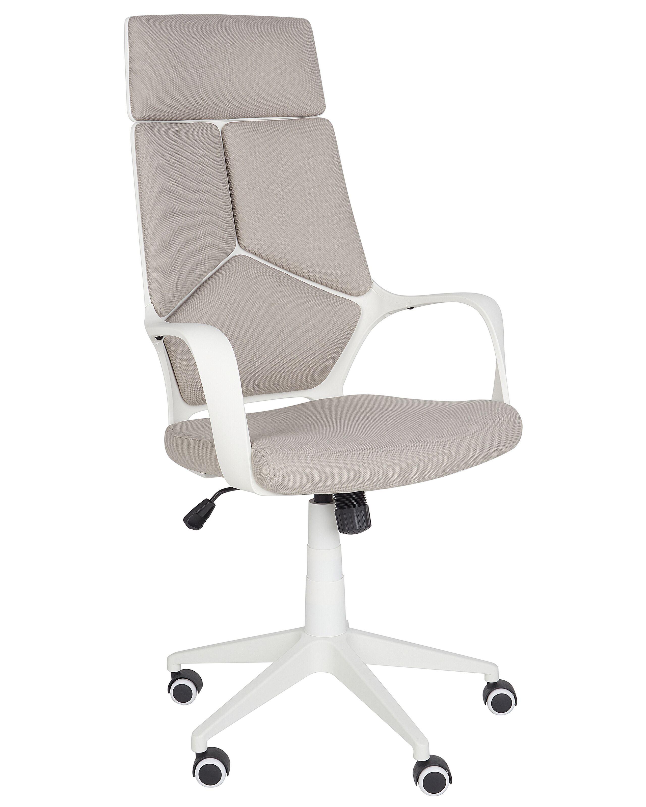 Beliani Chaise de bureau en Tissu Minimaliste DELIGHT  