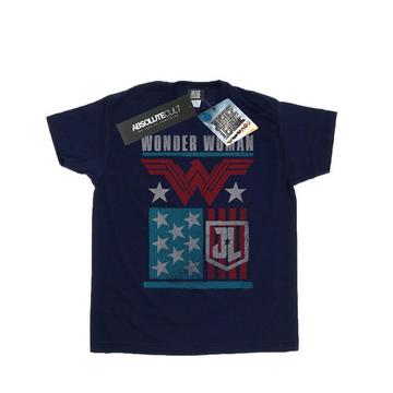 Justice League Movie Wonder Woman Flag TShirt