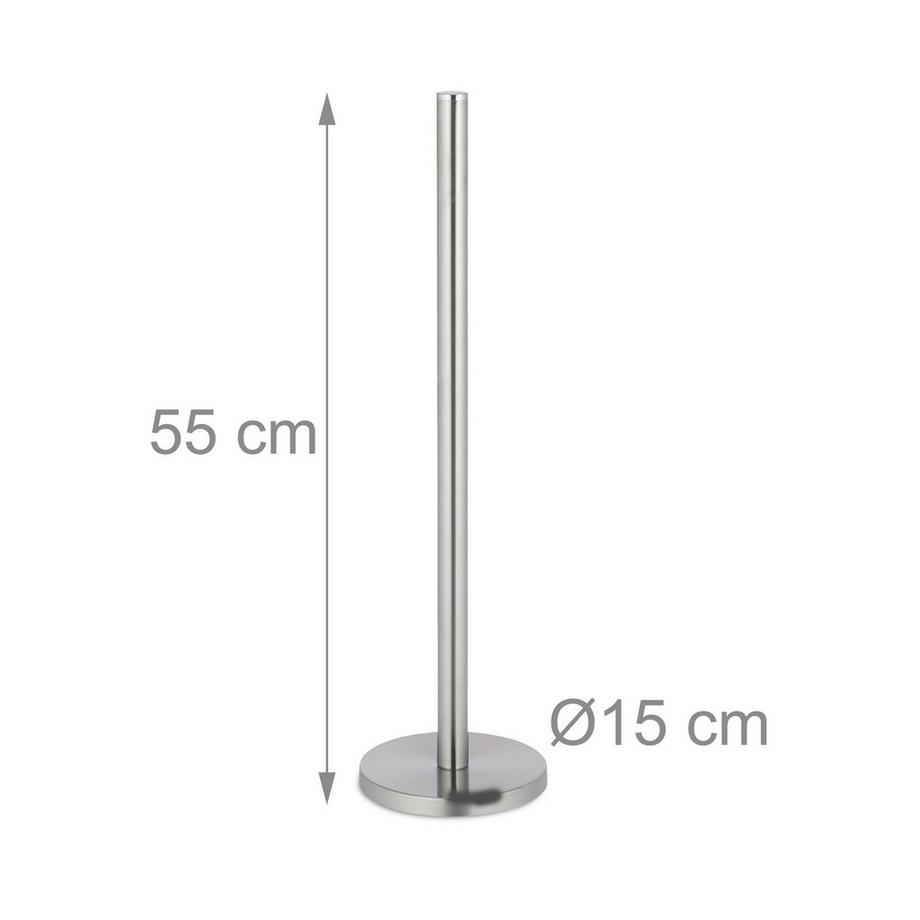 B2X Porta carta igienica da appoggio in metallo  