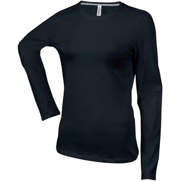 langarmshirt col rond