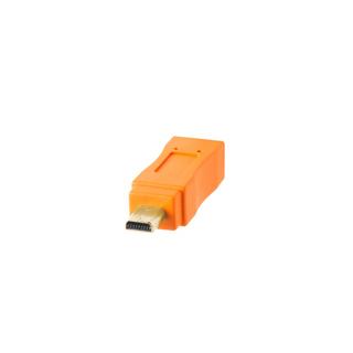 Tether Tools  CU8015-ORG cavo USB 4,6 m USB 2.0 USB A Mini-USB B Arancione 
