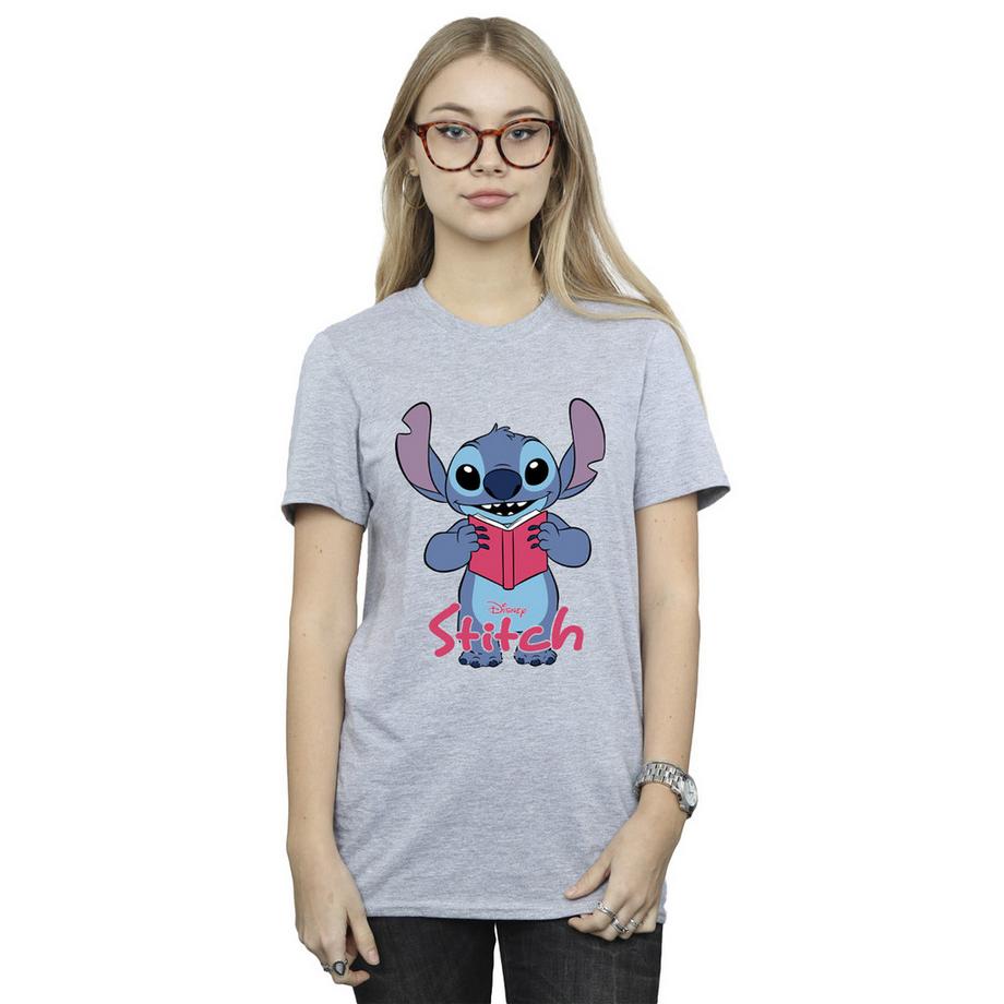 Lilo & Stitch T-Shirt Reading Standing  