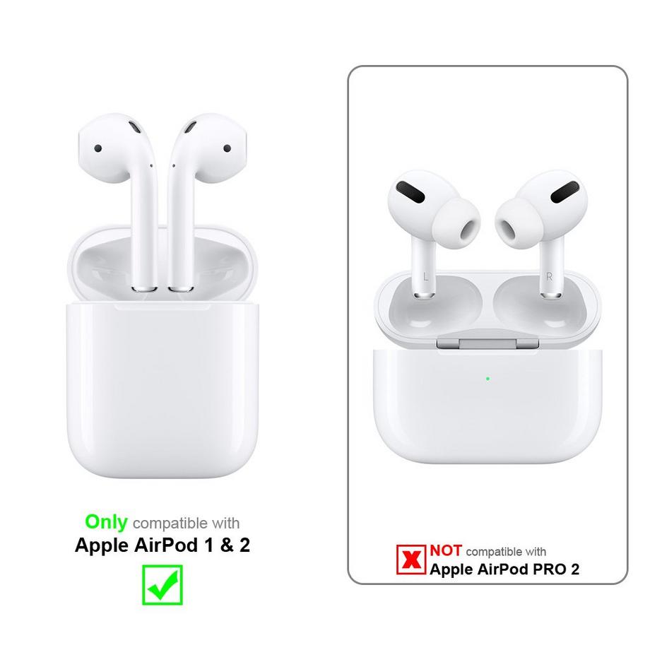 Cadorabo  Hülle für Apple AirPod 1 & 2 Case Schlüsselanhänger 