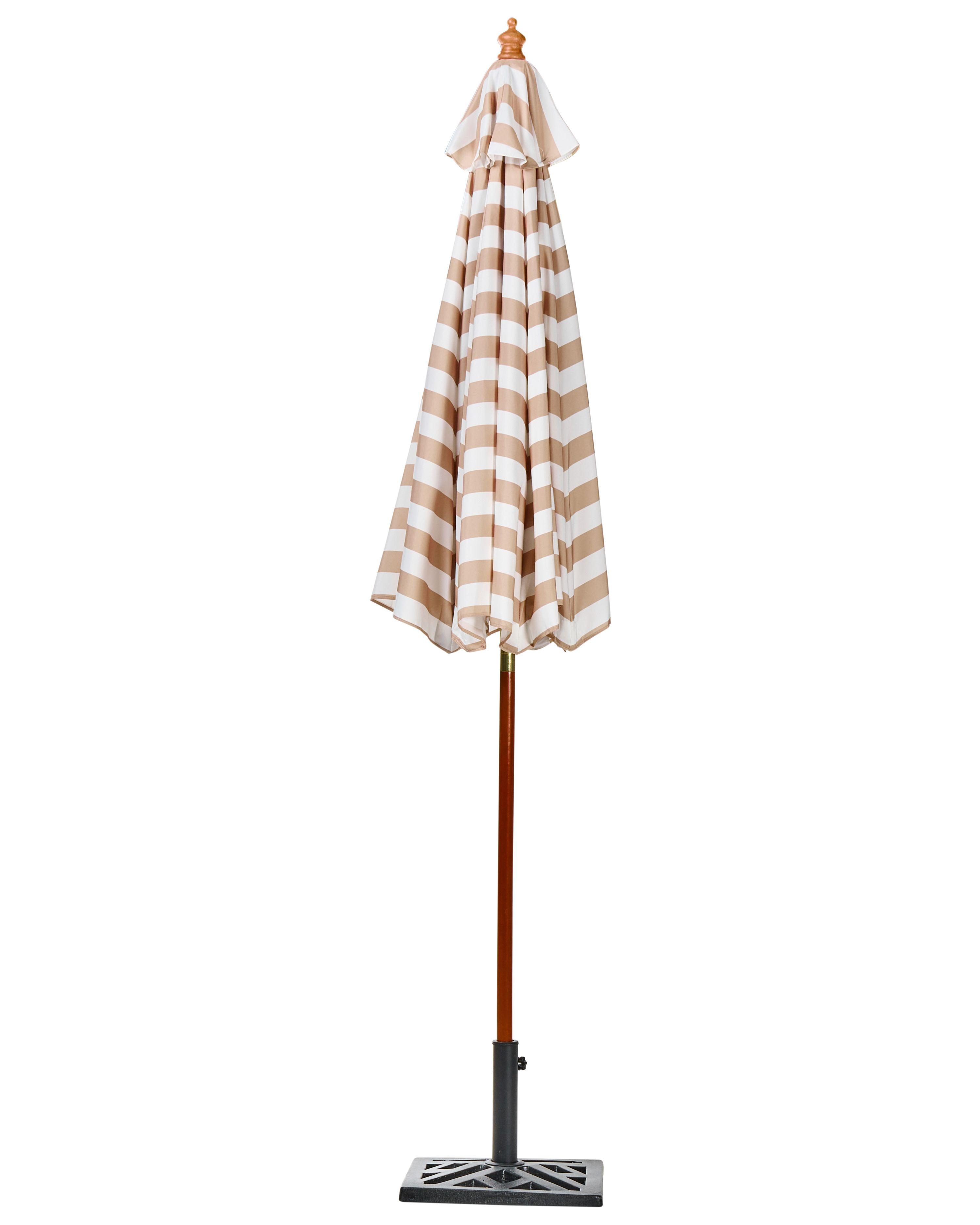 Beliani Ombrellone da esterno en Tessuto FERENTILLO  