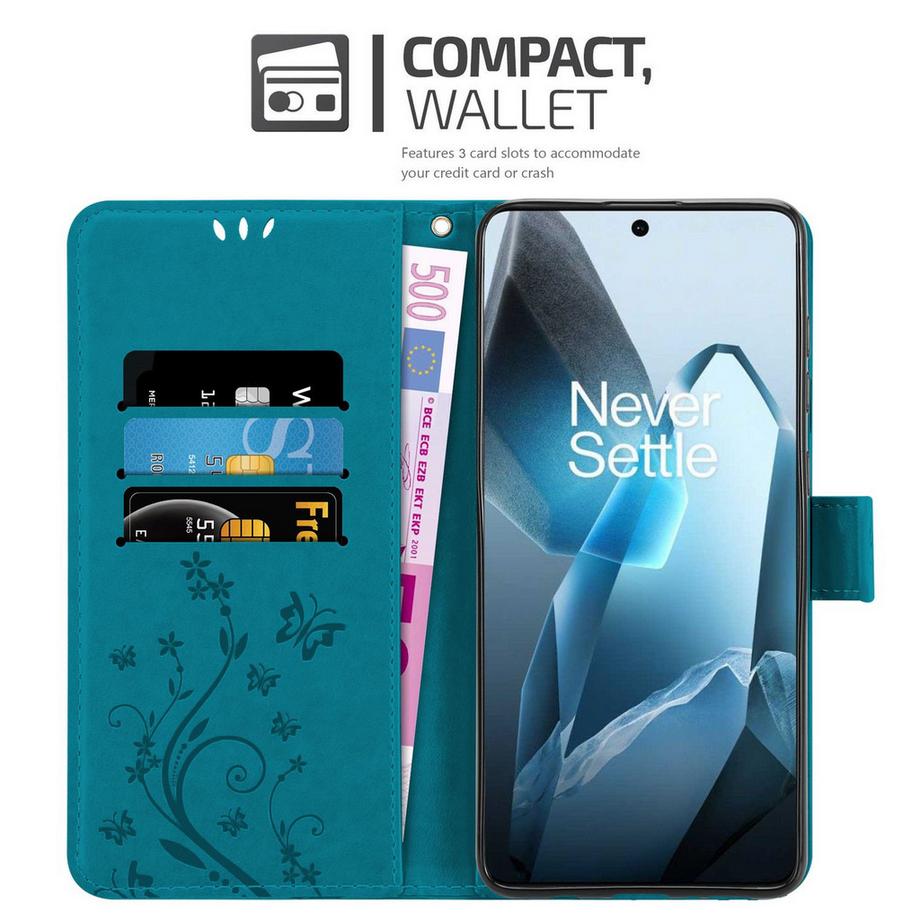 Cadorabo  Coque pour OnePlus 13 fleurs etui 