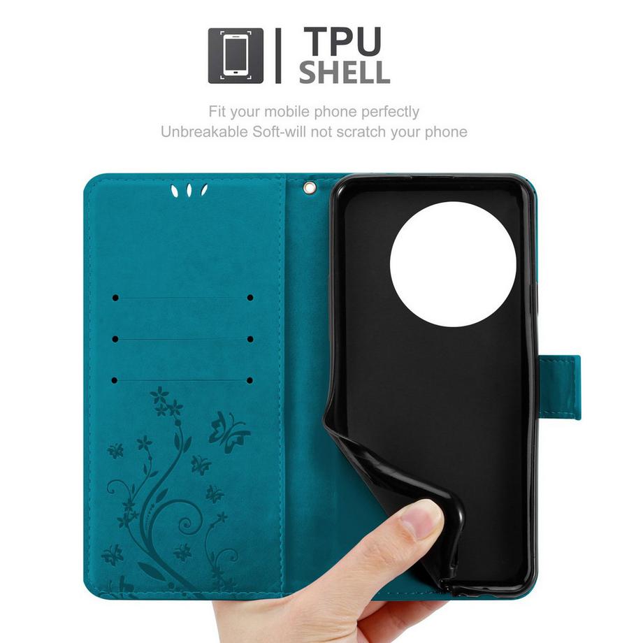 Cadorabo  Coque pour OnePlus 13 fleurs etui 