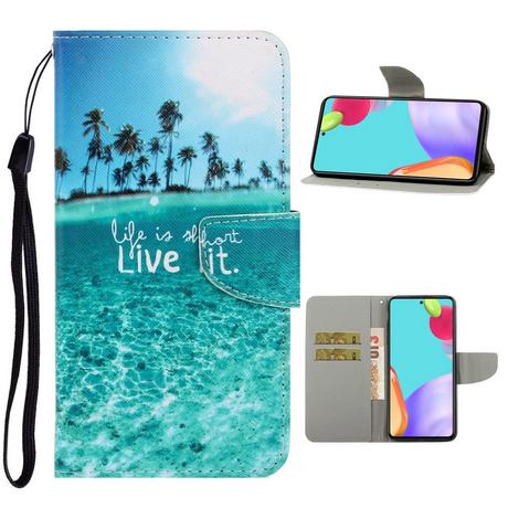 Cover-Discount  Galaxy A52 - Custodia in pelle motivo 