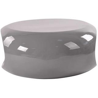 mutoni Table basse 109x59x34cm fibre de verre grise  