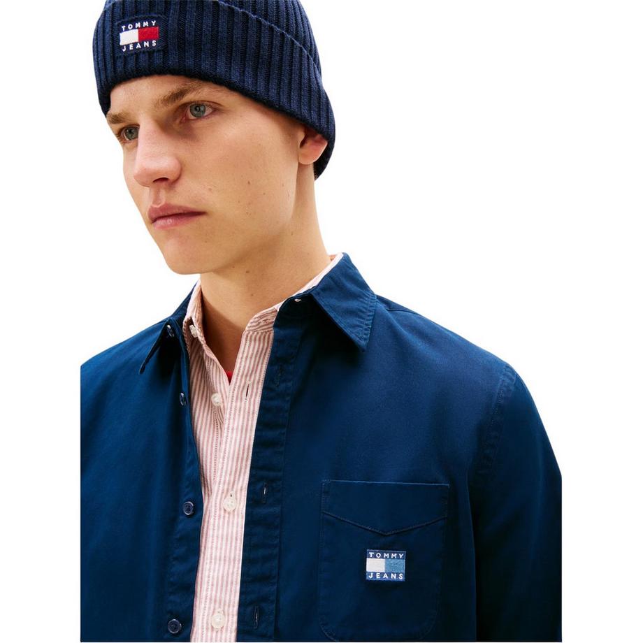 TOMMY JEANS  Vestechemise Manches Longues Motiftyle Délavé 
