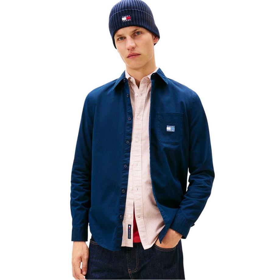 TOMMY JEANS  Vestechemise Manches Longues Motiftyle Délavé 