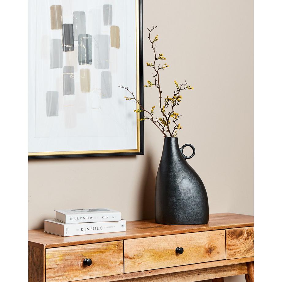 Beliani Vaso decorativo en Alluminio Moderno NARBADA  