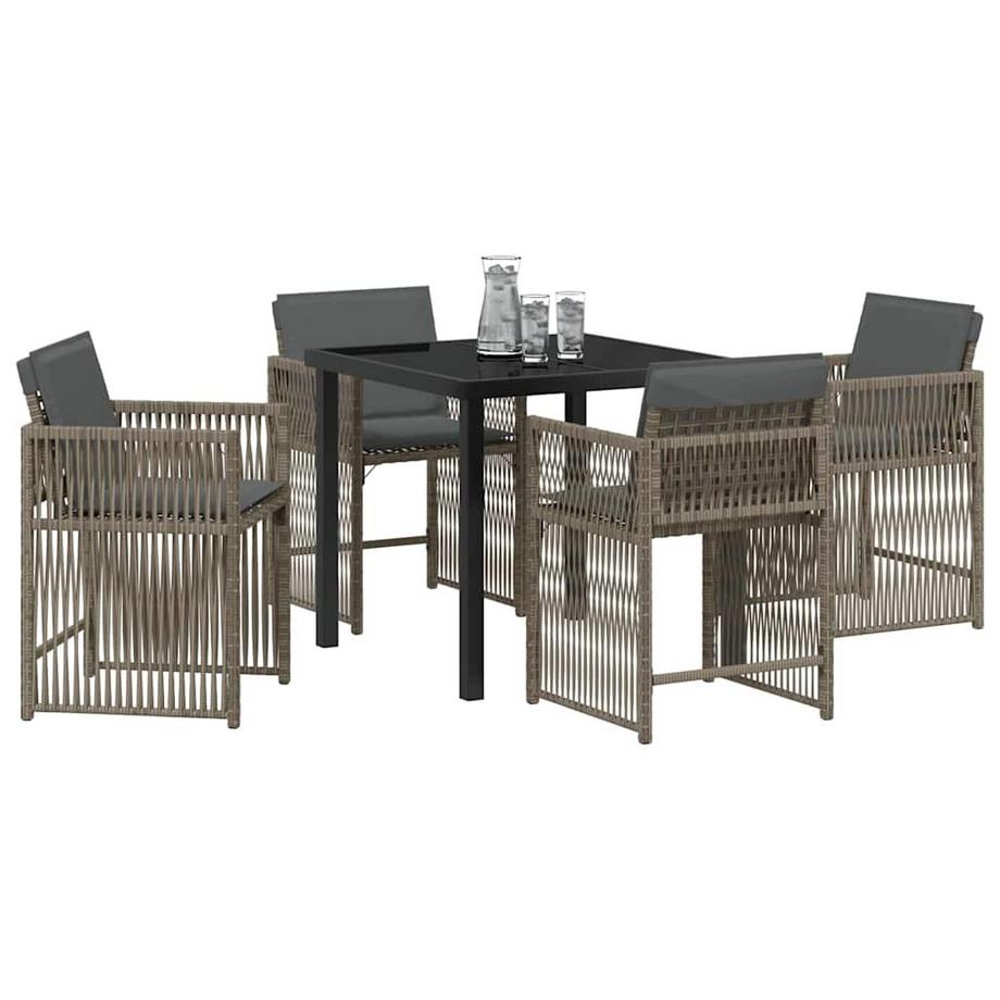 VidaXL Garten essgruppe poly-rattan  