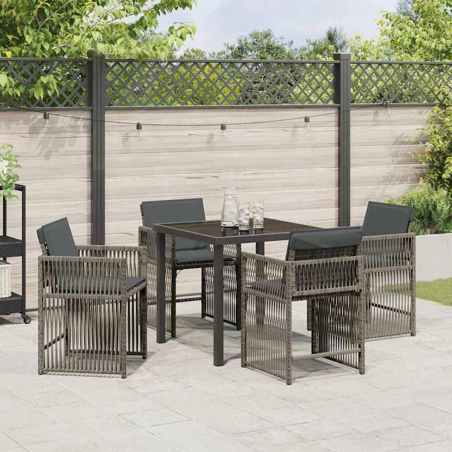 VidaXL Garten essgruppe poly-rattan  