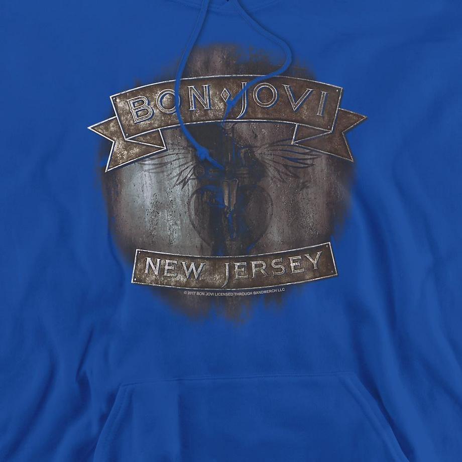 Bon Jovi  Sweat à capuche NEW JERSEY 