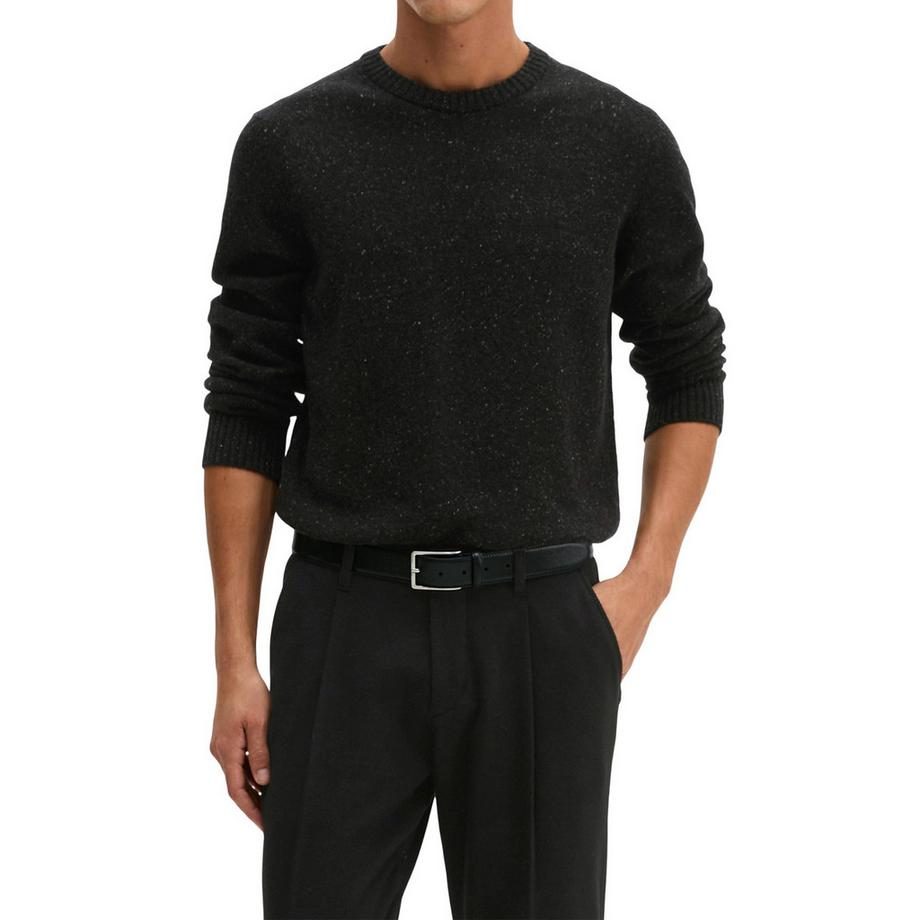 Marc O'Polo Pull en tricot manches longues aspect tweed  