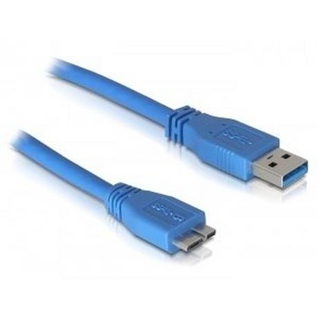 DeLock  Micro USB 3.0 - 1M câble USB USB A Bleu 