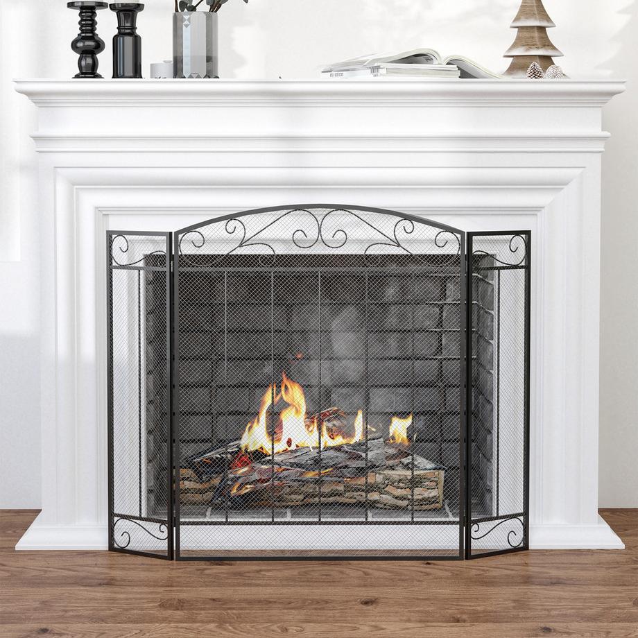 HOMCOM  Garde de cheminée 