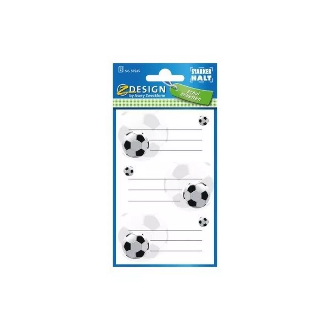 Z-DESIGN -  Sticker 59245 Fussball 3 Stück, Stück