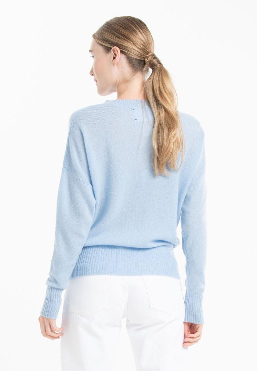 Studio Cashmere8  RIA 2 Oversize-Pullover mit Rundhalsausschnitt - 100 % Kaschmir 