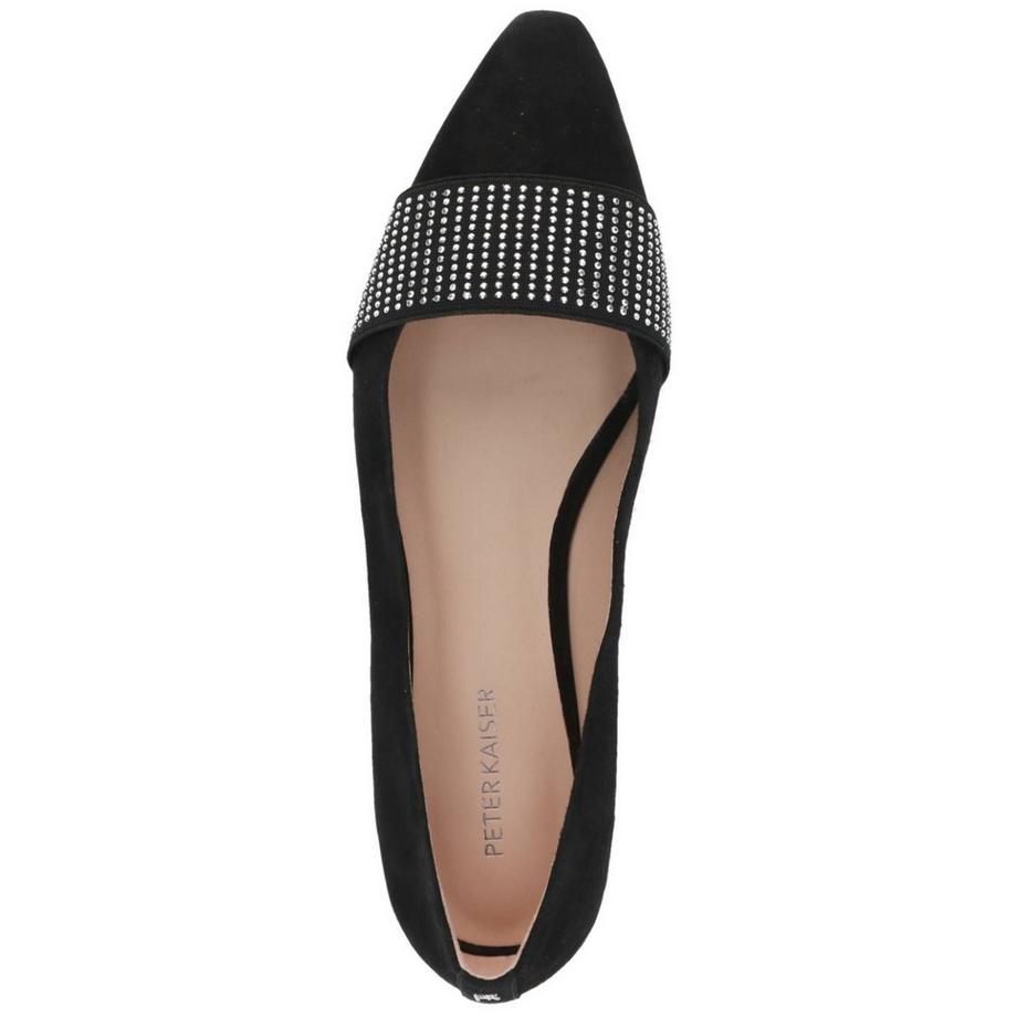 Peter Kaiser Ballerines à bout pointu avec détails strass  