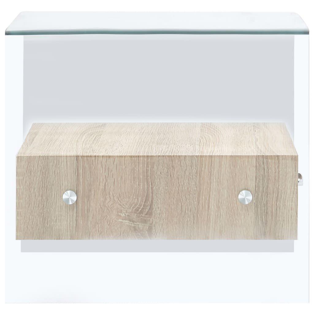 VidaXL Table basse verre  