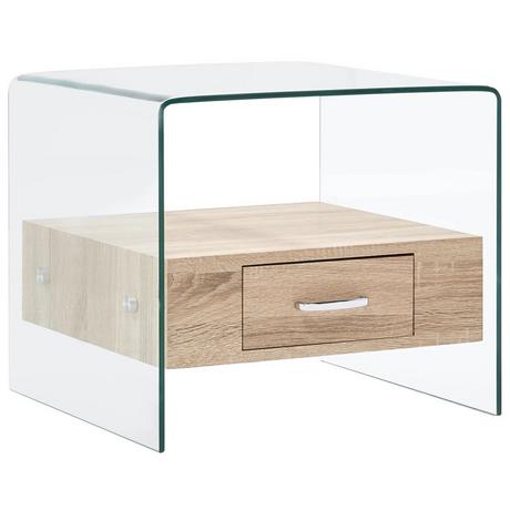 VidaXL Table basse verre  