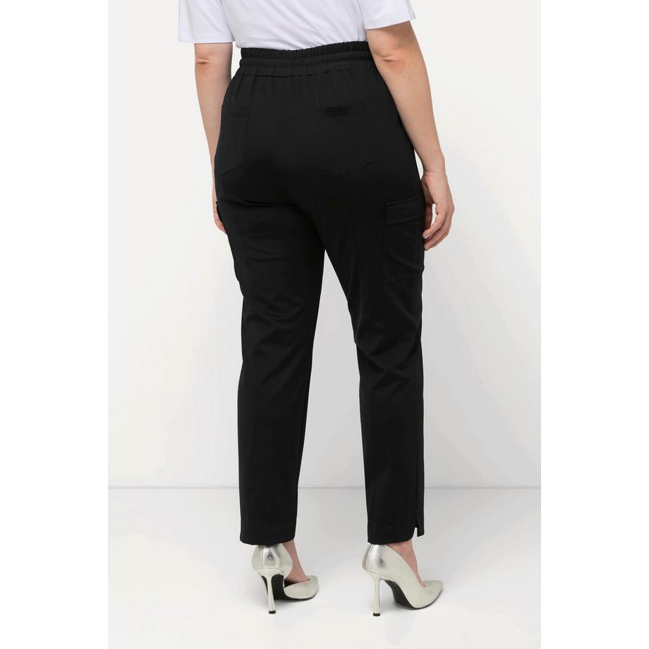 Ulla Popken Pantaloni cargo Tasche Cintura elastica Spacchetti  