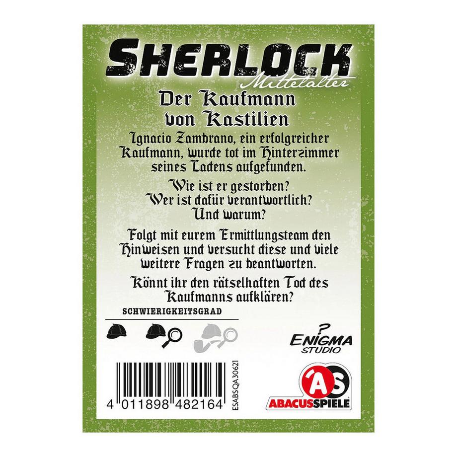 Abacus  Spiele Sherlock - Der Kaufmann von Kastilien 