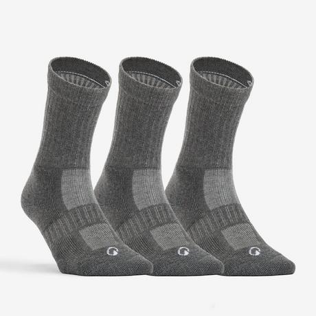 DECATHLON Hohe Tennissocken 3er-Pack  