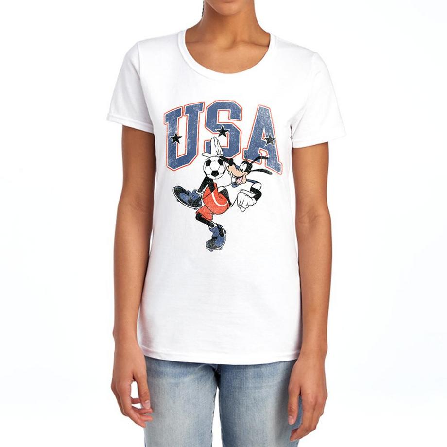 Disney T-Shirt Football Usa Ajusté  