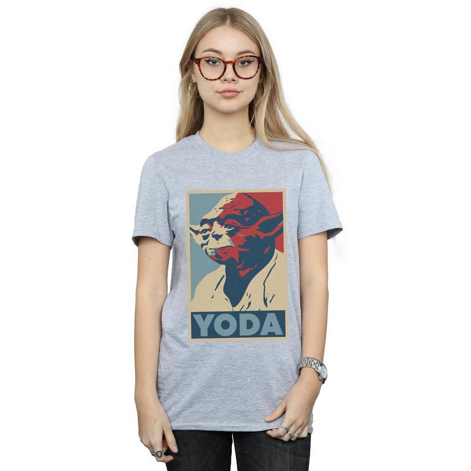STAR WARS Star Wars Yoda Hope Bedrucktes T-Shirt  