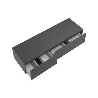 Vente-unique Waschbeckenunterschrank hängend - Anthrazit - 150 cm - ISAURE II  