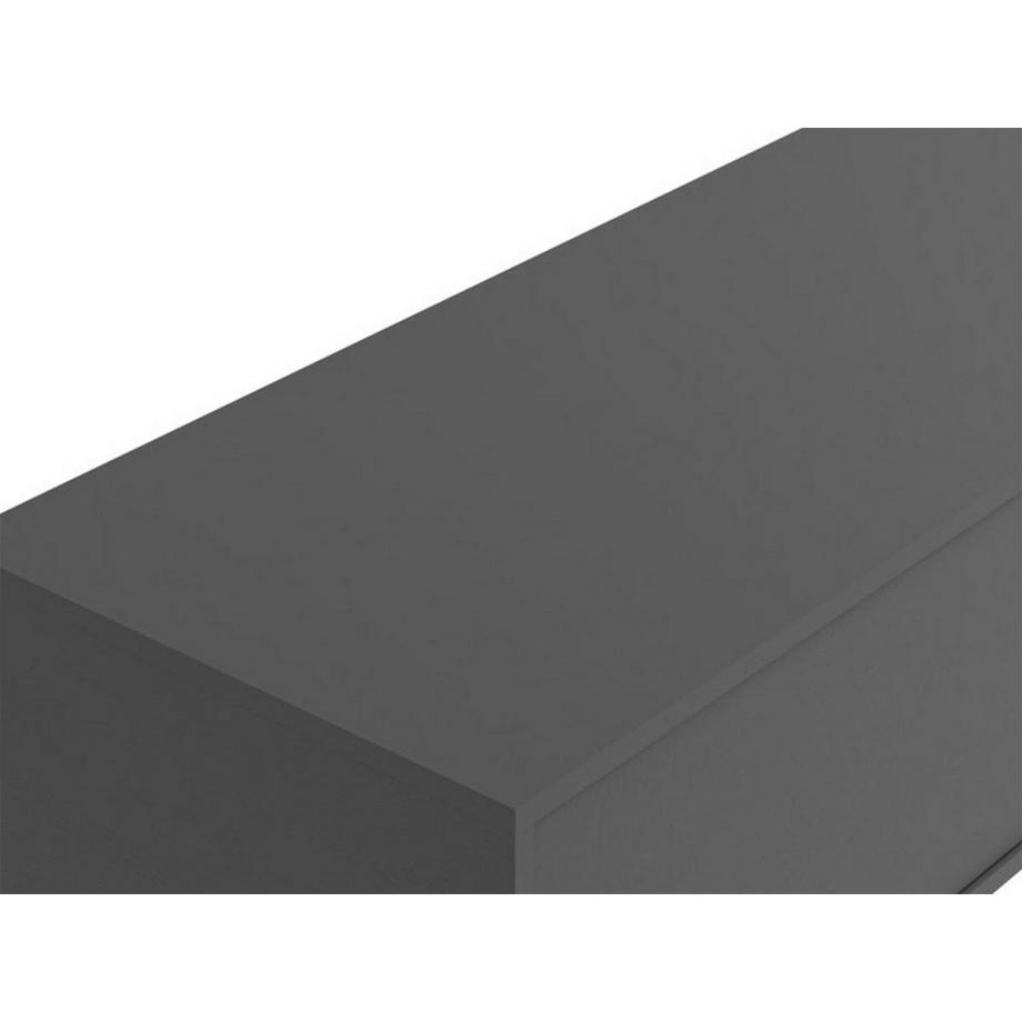 Vente-unique Mobile sotto lavabo sospeso Antracite L150 cm - ISAURE II  