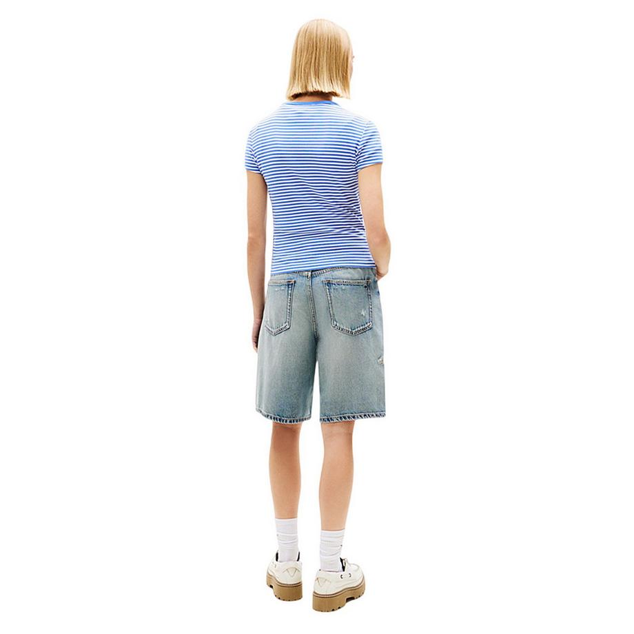 TOMMY JEANS Gestreiftes T-Shirt mit Logo  
