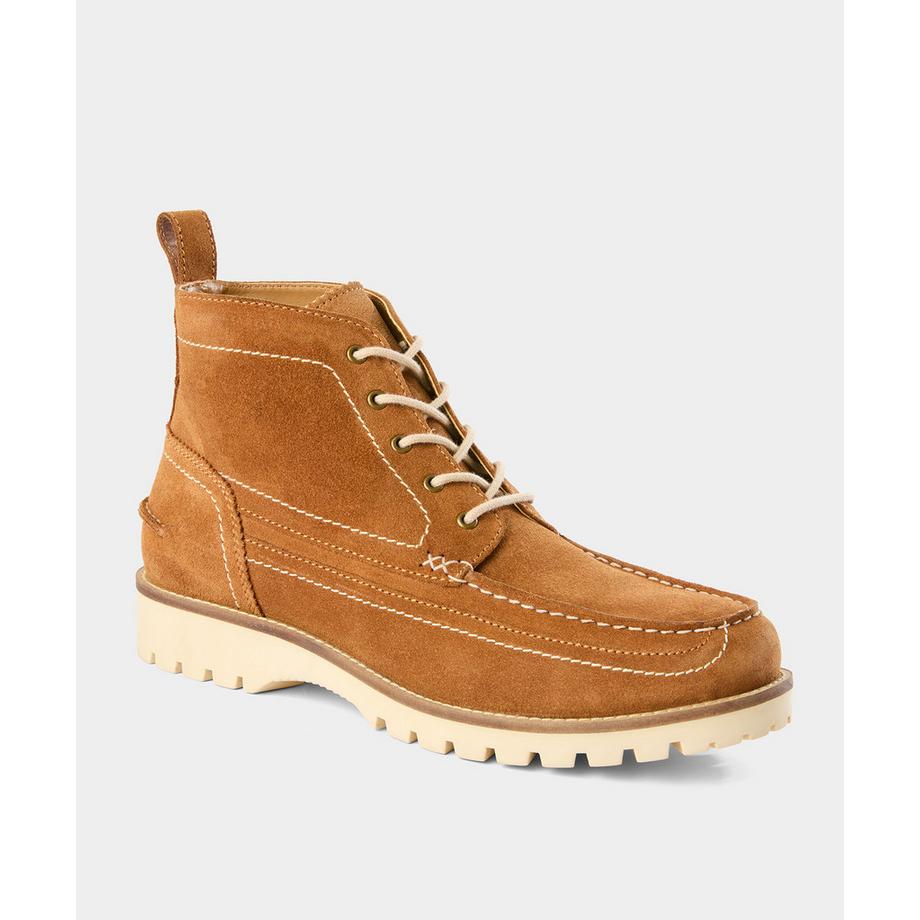 Joe Browns Schnürstiefel aus Veloursleder mit markanter Sohle  