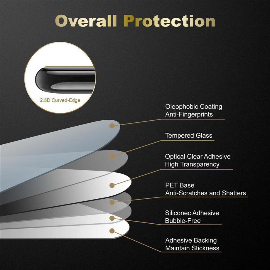 Cadorabo  Plein écran Film de protection compatible avec OnePlus 7 PRO - Verre de protection d'écran durci (Tempered) d'une dureté de 9H avec 3D Touch 