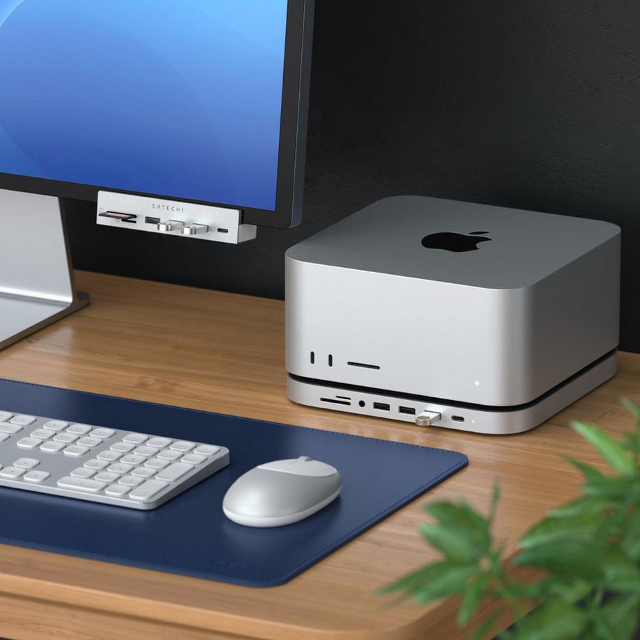 SATECHI  USB-C Aluminium Stand & Hub per Mac Mini 