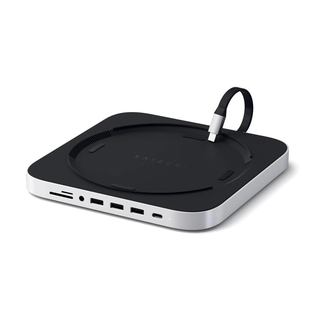 SATECHI  USB-C Aluminium Stand & Hub für Mac Mini 