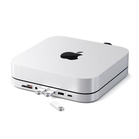 SATECHI  USB-C Aluminium Stand & Hub für Mac Mini 