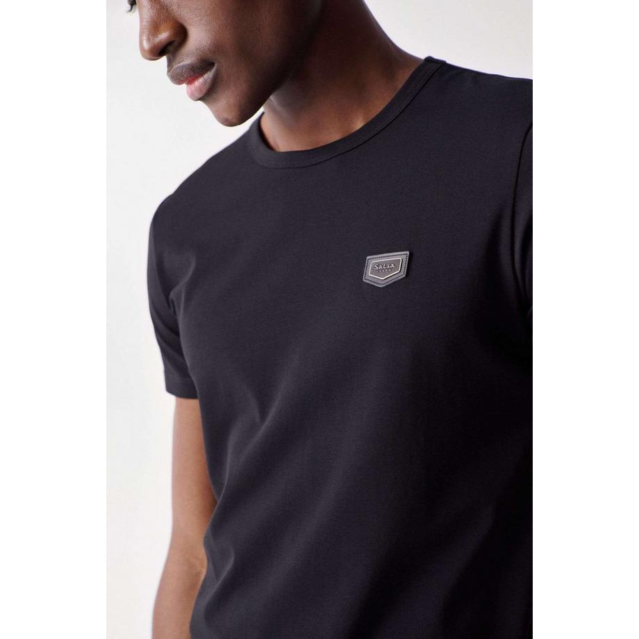 Salsa Cotton Lycra Badge T-Shirt  