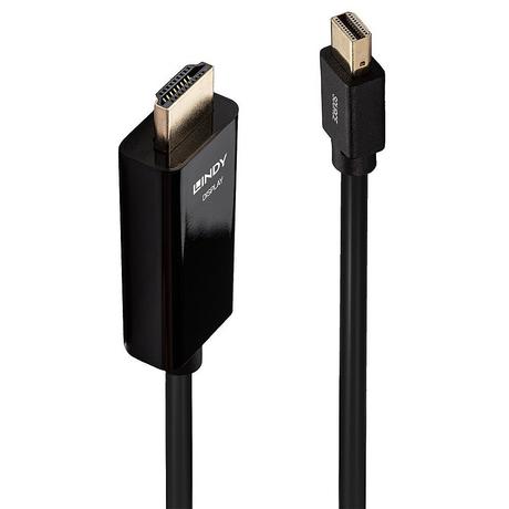 LINDY  Lindy 36928 Videokabel-Adapter 3 m Mini DisplayPort HDMI Typ A (Standard) Schwarz 