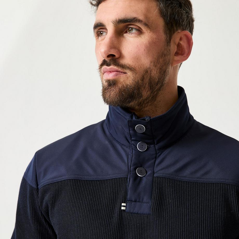 TRIBORD  Pull marin de voile homme, 100 bleu marine 